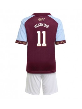 Aston Villa Ollie Watkins #11 Replika Hemmakläder Barn 2025-26 Kortärmad (+ byxor)
